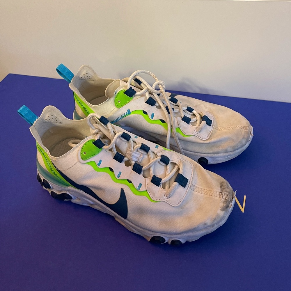 Nike Blue Green White Sneakers